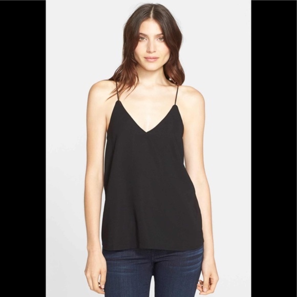 AYR Tops - AYR | Black Silk The Slim Cami Blouse | 4